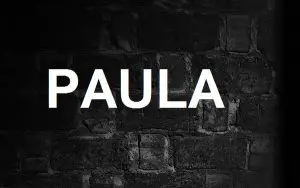Significado de Paula 