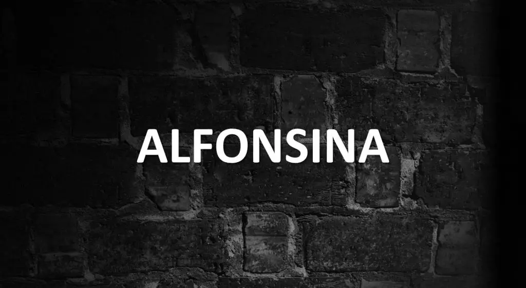 Significado de Alfonsina, personalidad y origen