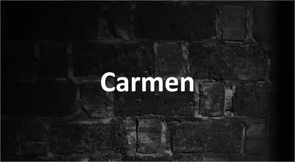 Significado de Carmen