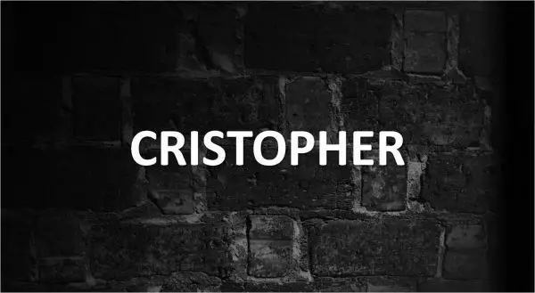 Significado de Cristopher