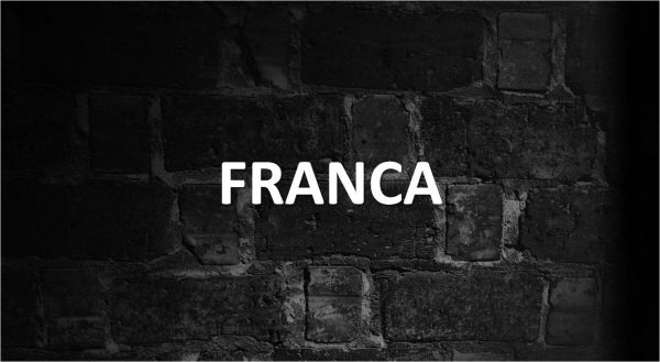 Significado de Franca, personalidad y origen