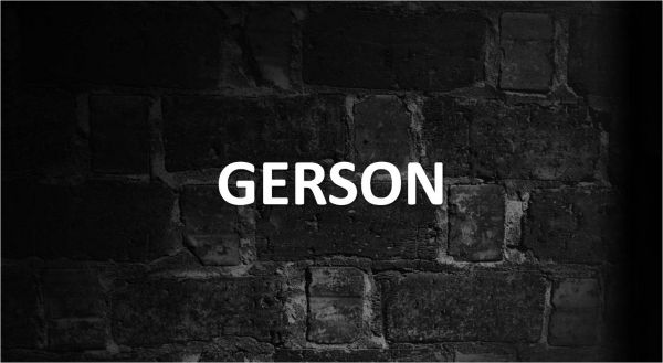 Significado de Gerson, personalidad y origen