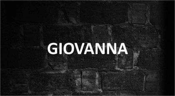 Significado de Giovanna, personalidad y origen