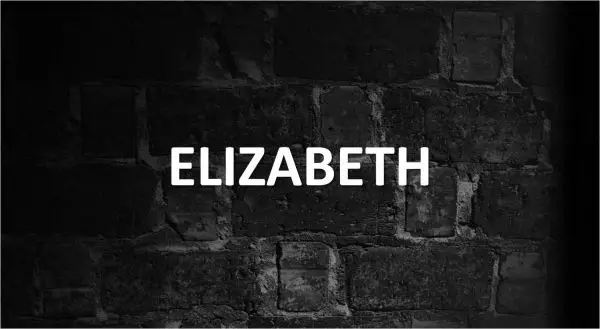 Significado de Elizabeth