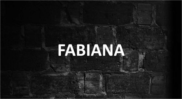 Significado de Fabiana