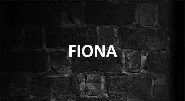 Significado de Fiona