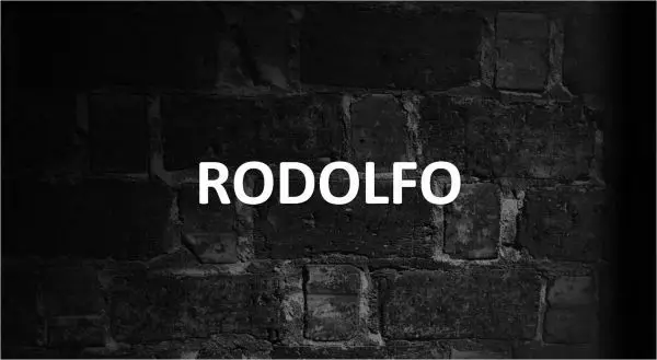 Significado de Rodolfo, personalidad y origen