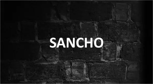 Significado de Sancho