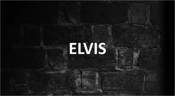 Significado de Elvis
