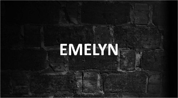 Significado de Emelyn