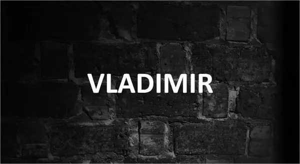Significado de Vladimir