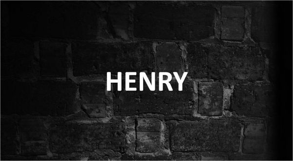 Significado de Henry