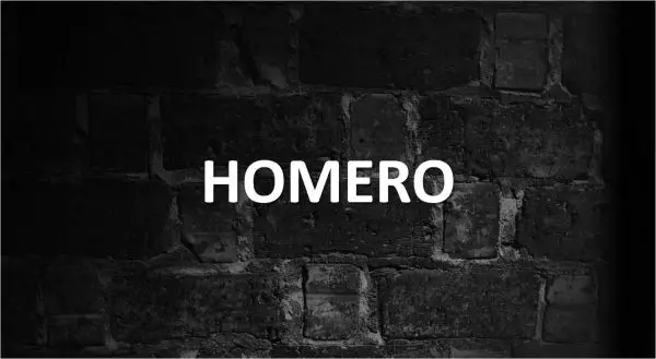 Significado de Homero