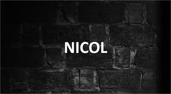 Significado de Nicol