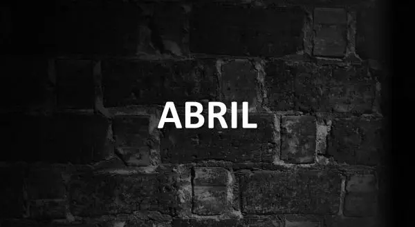 significado de abril