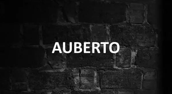 significado de Auberto