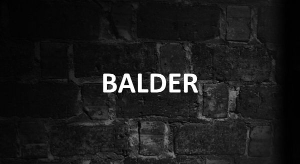 significado de BALDER