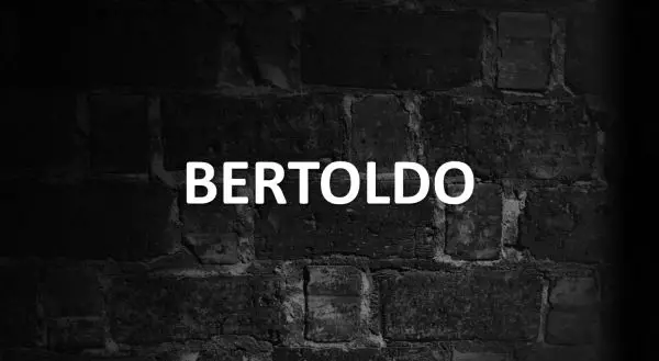 significado de BERTOLDO