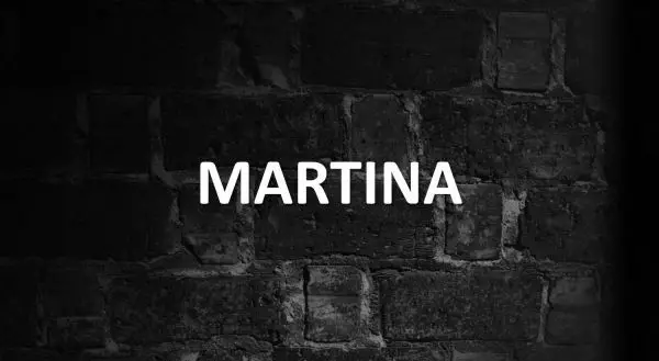 significado de MARTINA