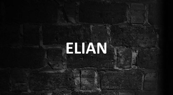 Significado de Elian