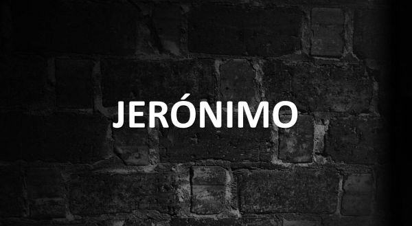 significado de Jeronimo