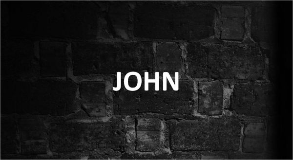 Significado de John