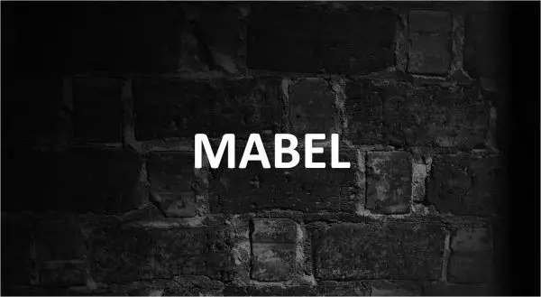 significado de Mabel