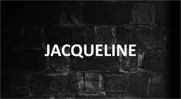 Significado de Jacqueline