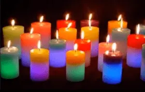 Significado de los colores de las velas