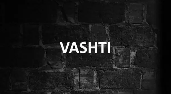 Significado de Vashti