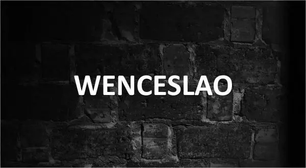 Significado de Wenceslao