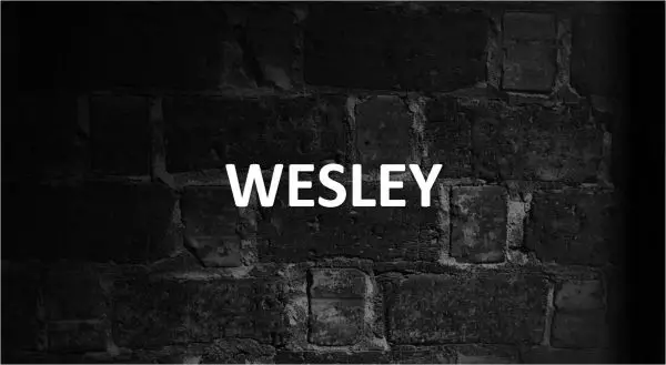 Significado de Wesley
