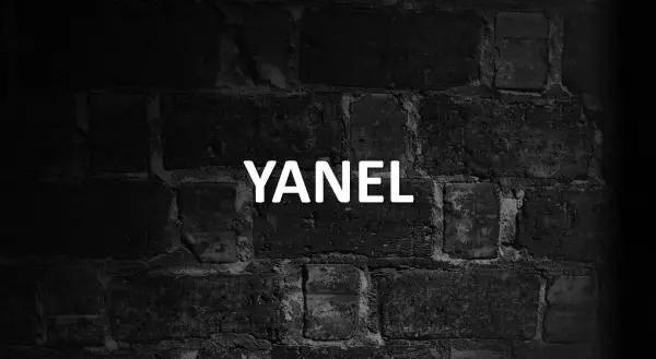 Significado de Yanel