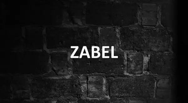 Significado de Zabel
