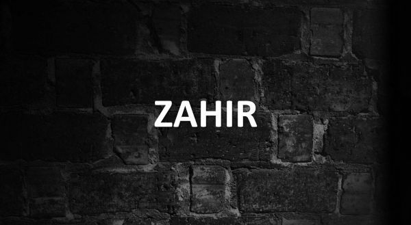 Significado de Zahir