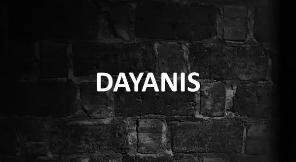 Significado de Dayanis 