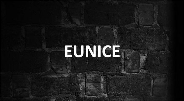 Significado de Eunice