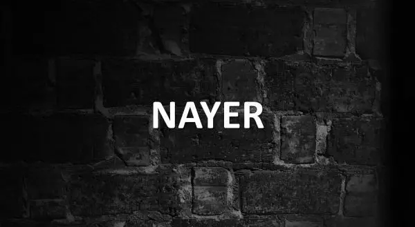 Significado de Nayer