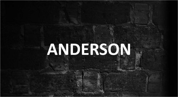 Significado de Anderson