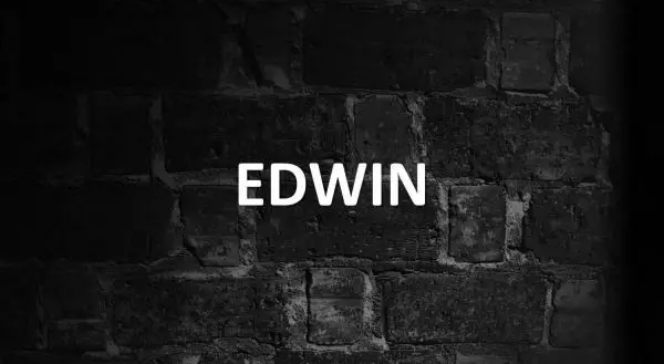 Significado de Edwin 