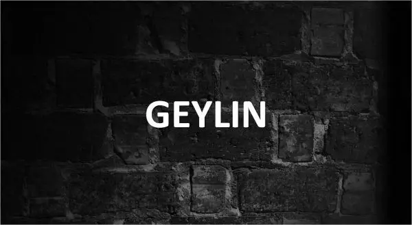 Significado de Geylin