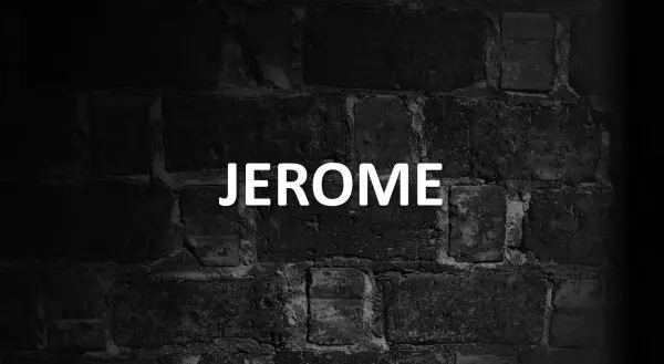 Significado de Jerome