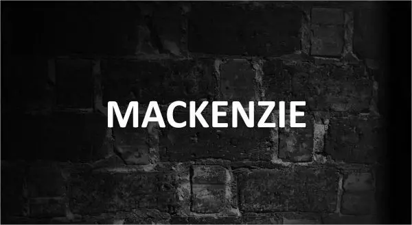 Significado de Mackenzie