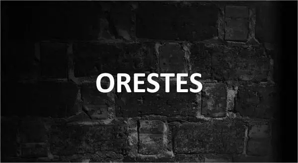 Significado de Orestes