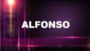 significado del apellido Alfonso