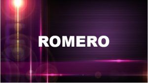 Significado del apellido Romero