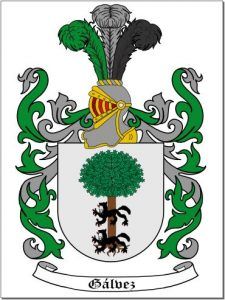 Significado del escudo del apellido Gálvez