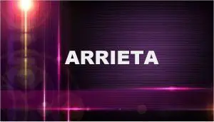significado del apellido Arrieta
