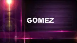 Significado del apellido Gómez