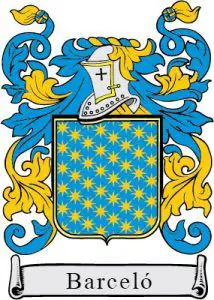 Significado del escudo del apellido Barceló